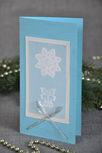 Cartão de felicitação para Natal feito à mão de cartolina  - MADEheart.com