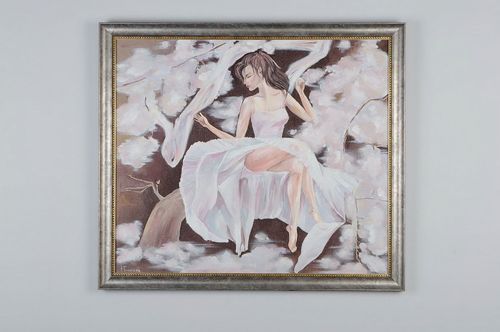 Pintura acrílica Garota Primavera - MADEheart.com