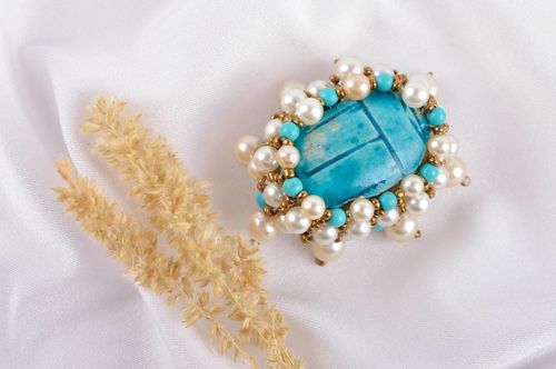 Spilla di moda fatta a mano accessori originali dautore bigiotteria donna - MADEheart.com
