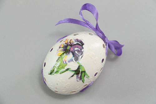 Élément de décoration de Pâques Œuf avec le ruban - MADEheart.com