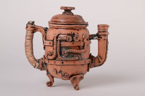 Tetera para té vajilla moderna cerámica utensilio de cocina artesanal 1.4 litros - MADEheart.com