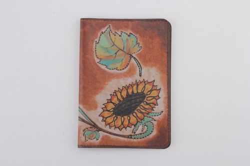 Leather cover for passport - MADEheart.com