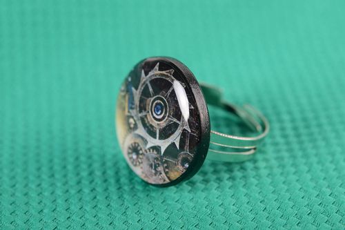 Handgefertigt  hochwertiger Modeschmuck Ring Damen ausgefallener Ring schön - MADEheart.com