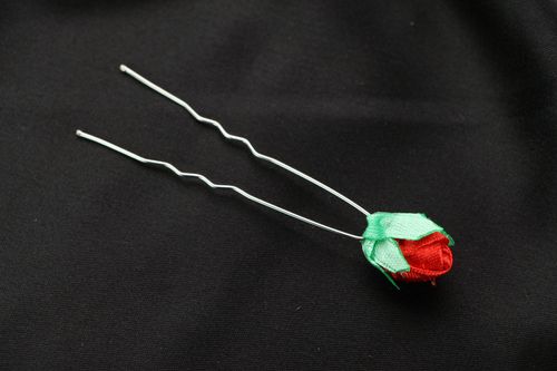Hairpin with a flower - MADEheart.com