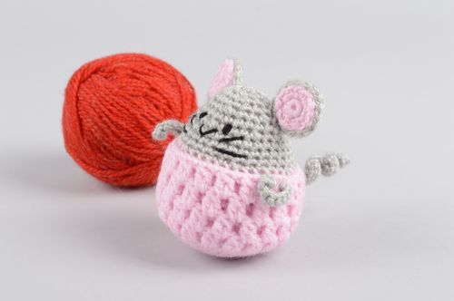Unusual handmade soft toy best toys for kids crochet toy the living room - MADEheart.com