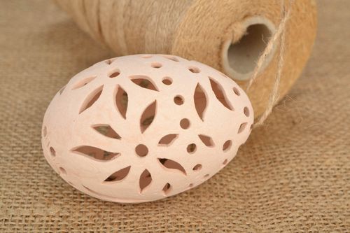 Huevo de Pascua grande de cerámica  - MADEheart.com