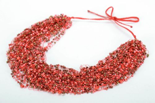 Aerial bead necklace - MADEheart.com