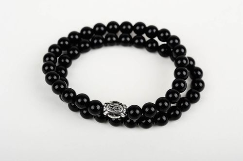 Bracelets design Bijoux fait main 2 pièces noires cadeau Accessoires femme - MADEheart.com
