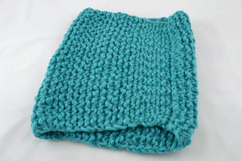 Écharpe-tube tricotée au crochet originale - MADEheart.com