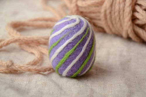 Unusual wool felted Easter egg - MADEheart.com
