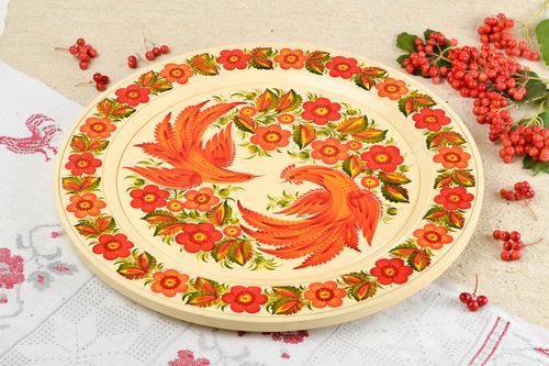 Decorative wall panel handmade wooden plate wall plate ideas decorative use only - MADEheart.com