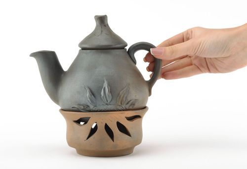 Керамический чайник с подогревом - MADEheart.com