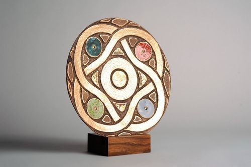 Plato decorativo de cerámica - MADEheart.com