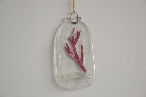 Pingente de vidro artesanal  - MADEheart.com