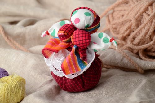 Fabric doll home charm - MADEheart.com