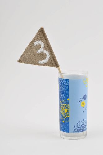 Handmade table number wedding accessories table decor decorative use only - MADEheart.com