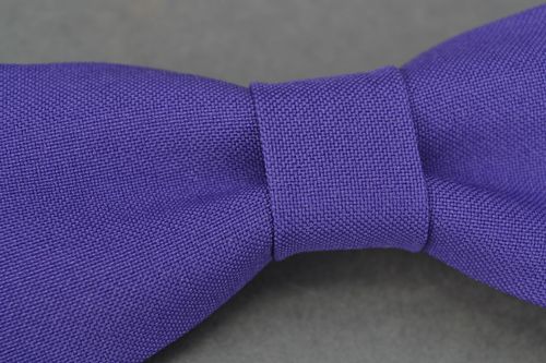 Violet bow tie - MADEheart.com