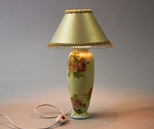Lampada vintage fatta a mano lampada decorativa in ceramica decorazioni di casa - MADEheart.com
