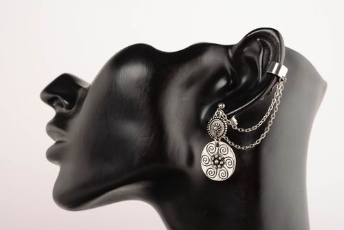 Design cuff earrings Scythian Painting - MADEheart.com