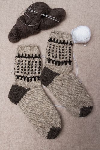 Chaussettes en laine pour homme - MADEheart.com