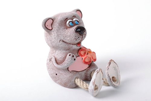 Mealheiro de cerâmica Urso - MADEheart.com