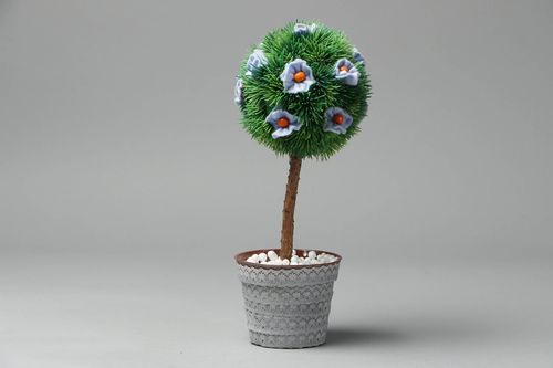 Árbol de felicidad, topiario artesanal - MADEheart.com