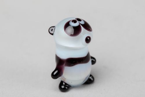 Figurine en verre au chalumeau faite main Panda - MADEheart.com