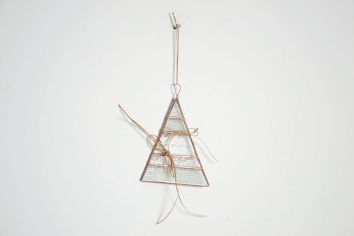 Stained glass interior pendant Minimalist - MADEheart.com