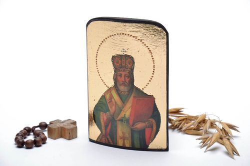 Icono religioso de madera - MADEheart.com
