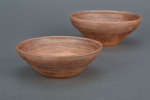 White clay bowl - MADEheart.com