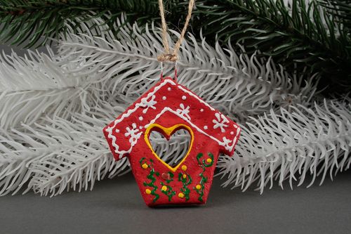 Figura decorativa hecha a mano regalo artesanal decoración para Año Nuevo Casa - MADEheart.com