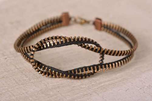 Bracciale di zip fatto a mano accessorio originale braccialetto di moda - MADEheart.com