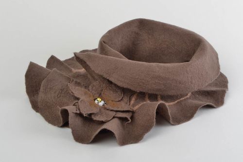 Sciarpa di lana fatta a mano accessorio invernale per donna regalo per lei - MADEheart.com