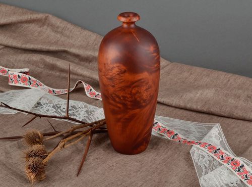 Vaso decorativo de madeira feito à mão - MADEheart.com