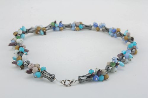 Necklace with natural stones - MADEheart.com