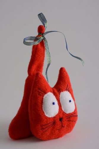 Rote Kuschel Katze mit Aroma - MADEheart.com