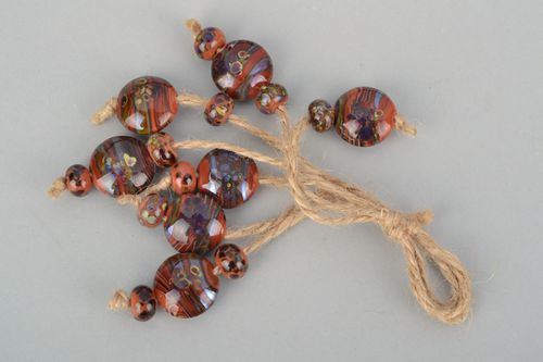 Perles en verre originales faites main - MADEheart.com