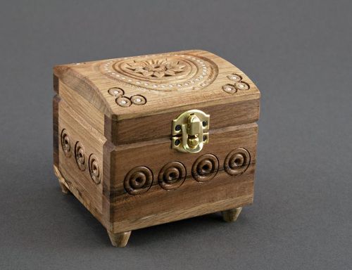 Boîte en bois à bijoux - MADEheart.com