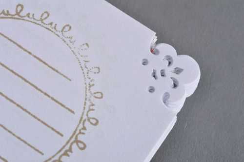 Beau bloc-notes noir à pois blancs avec couverture en tissu fait main Amour - MADEheart.com