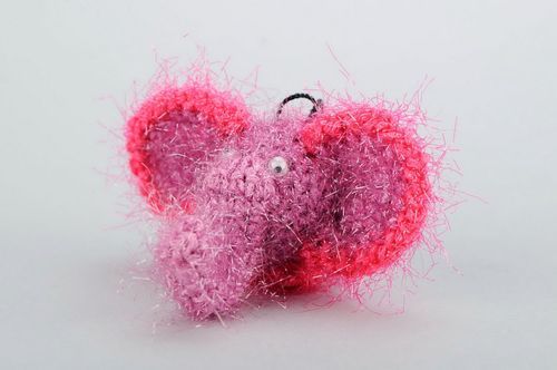 Crochet keychain Elephant - MADEheart.com