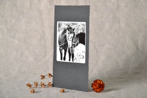 Cartão postal artesanal Amor eterno - MADEheart.com