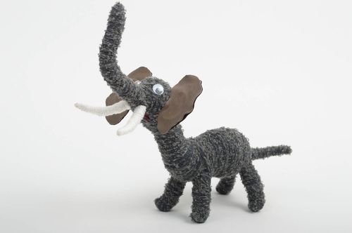 Игрушка слон ручной работы игрушка для малышей необычный подарок для детей  - MADEheart.com