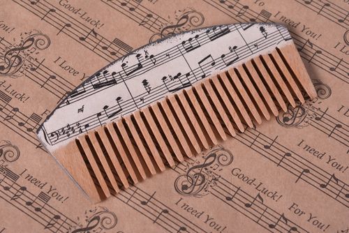 Handmade comb hair comb hair accessories elite jewelry wooden jewelry - MADEheart.com