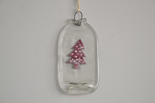Adorno navideño “Árbol de Navidad en botella” - MADEheart.com