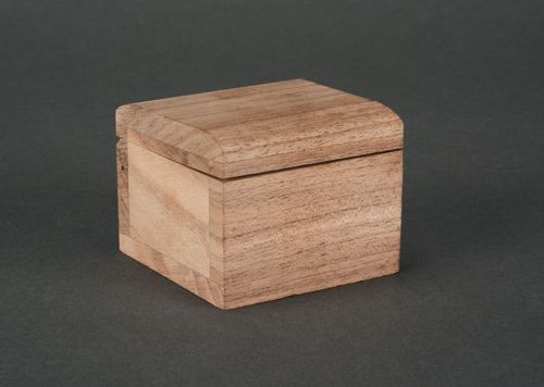 Boîte en bois brut - MADEheart.com