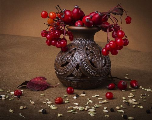 Dekorative Ajour-Vase - MADEheart.com