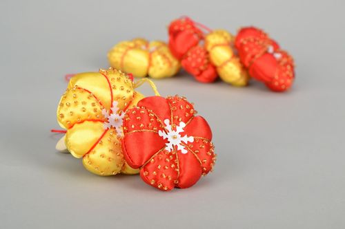 Set de adornos navideños de tela para para el árbol de Navidad - MADEheart.com