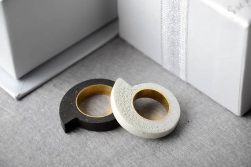 Кольца ручной работы необычные красивые кольца две штуки кольца из латуни - MADEheart.com