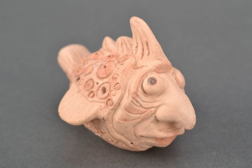 Keramik Vogelpfeife Fisch - MADEheart.com