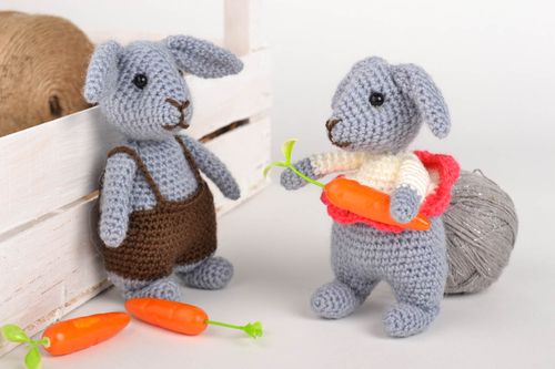 Peluches de animales hechos a mano juguetes tejidos regalos originales - MADEheart.com